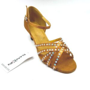 Scarpa dancin bambina con strass