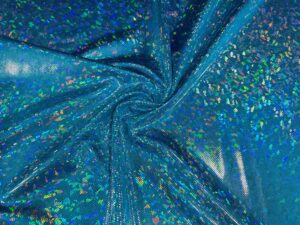 lycra lurex multicolor turchese