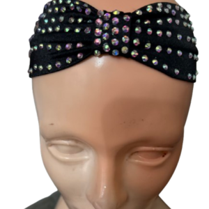 Fascia per capelli con strass