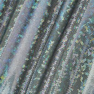 lycra lurex argento multicolor