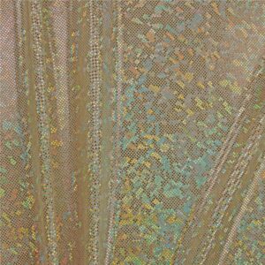 lycra lurex carne/oro multicolor