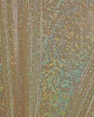 lycra lurex carne/oro multicolor
