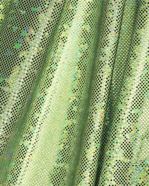 lycra lurex verde fluo multicolor