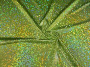 lycra lurex multicolor verde fluo