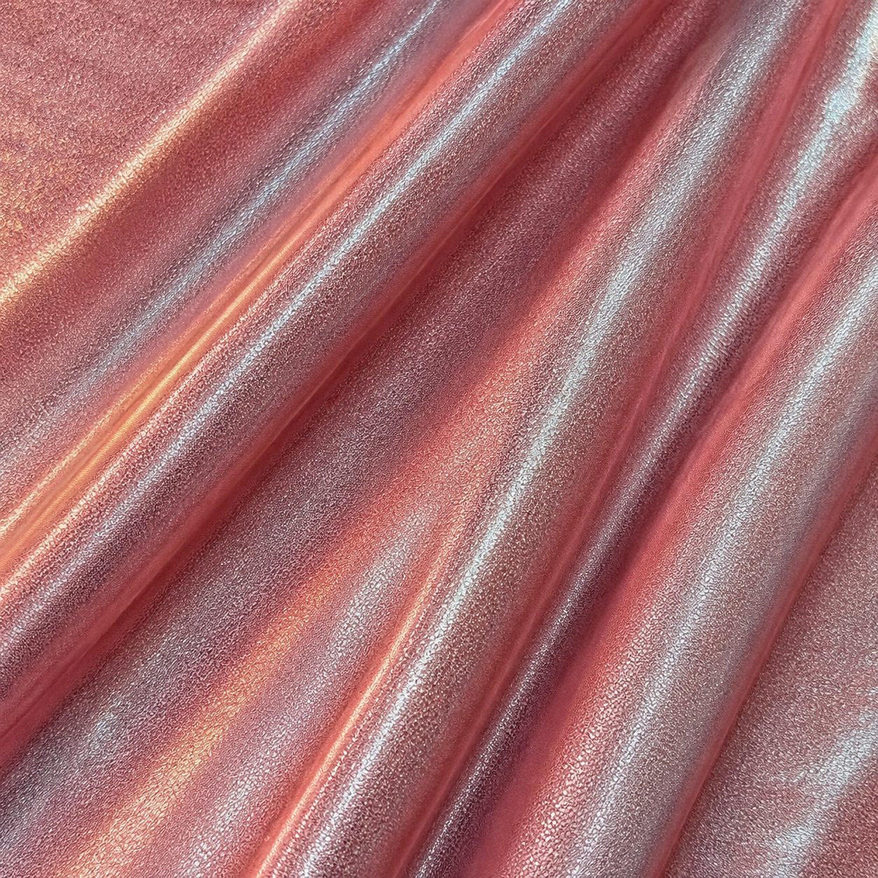 Lycra Lurex rosa elasticizzata per costumi da danza