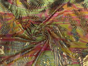 Lycra zebra multicolor oro