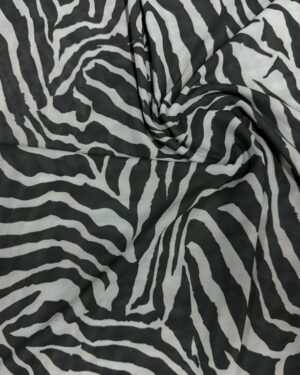 Retina fantasia zebra bianco/grigio scuro