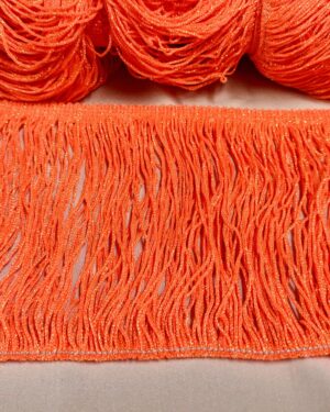 Frange arancio fluo glitter