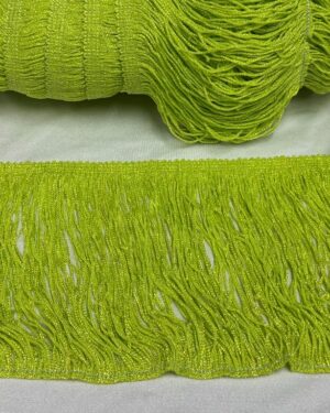 Frange verde fluo glitter