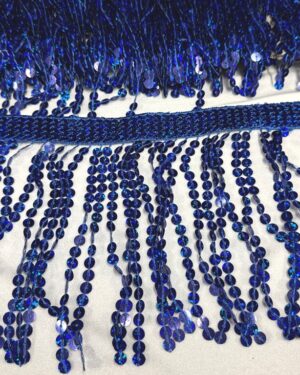 Frange paillettes royal