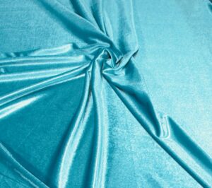 Velluto stretch light turchese