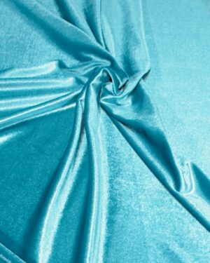 Velluto stretch light turchese