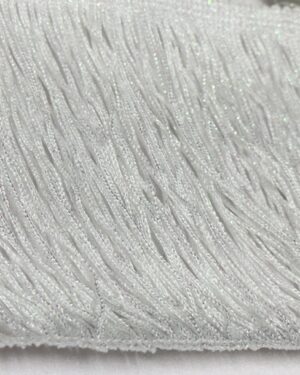 Frange bianca glitter