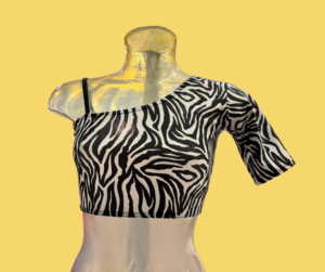 Top monospalla zebra