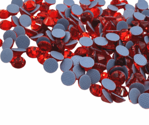 Strass dmc alta qualità rosso