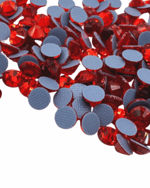 Strass dmc alta qualità rosso