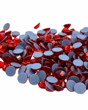Strass dmc alta qualità rosso
