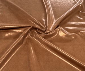 Lycra lurex caramello