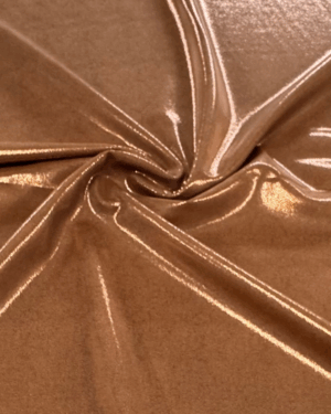 Lycra lurex caramello