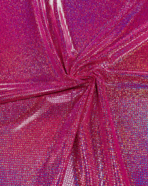 Lycra specchio fucsia fluo