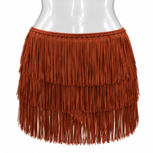 Gonna da Ballo con Frange Marrone – OFFERTA